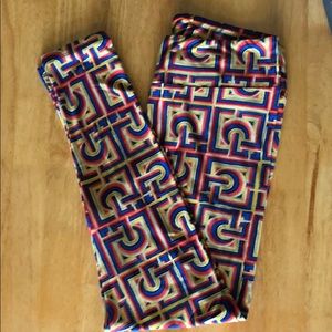 LuLaRoe TC Leggings-Geometric